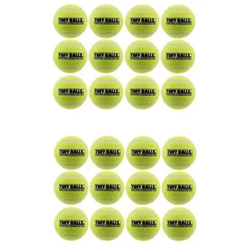 24 Pack of Petsport USA Tuff Balls Industrial Strength Dog Toys, Standard Size 2.5