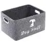 Geyecete Dog Apparel & Accessories/Dog Toys/Pet Supplies Storage Basket/Bin with Handles, Collapsible & Convenient Storage Solution for Office, Bedroom, Closet, Toys, Laundry Geyecete Dog Apparel & Accessories/Dog Toys/Pet Supplies Storage Basket/Bin with Handles, Collapsible & Convenient Storage Solution for Office, Bedroom, Closet, Toys, Laundry