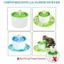 Pidsen Cat Water Fountain Filters, Pet Fountain Filter Triple Filtration System Replacement Filter, Concentrated Carbon Technology Filters for Automatic Flower Water Dispenser Pidsen Cat Water Fountain Filters, Pet Fountain Filter Triple Filtration System Replacement Filter, Concentrated Carbon Technology Filters for Automatic Flower Water Dispenser