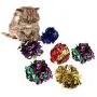6/12 pcs Cat Toys Multicolor Mylar Crinkle Ball Ring Paper Sound Toy for Cat Kitten Playing Interactive Pet Cat Products Supplies 6/12 pcs Cat Toys Multicolor Mylar Crinkle Ball Ring Paper Sound Toy for Cat Kitten Playing Interactive Pet Cat Products Supplies