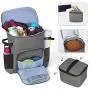 Teamoy Dog Travel Backpack, Pet Supplies Weekend Organizer with 2 Silicone Collapsible Bowls, 2 Food Carrier, 1 Water-Resistant Placemat Teamoy Dog Travel Backpack, Pet Supplies Weekend Organizer with 2 Silicone Collapsible Bowls, 2 Food Carrier, 1 Water-Resistant Placemat