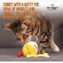 Pet Craft Supply Silly Snacks and Funny Food Crinkle Cuddling Catnip and Silvervine Toys