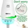 LIVEKEY Pet Hair Dryer, 2 in 1 Pet Grooming Hair Dryer with Slicker Brush, Home Dog Hair Dryer with Adjustable 2 Temperatures Settings, for Small and Medium Dogs and Cats LIVEKEY Pet Hair Dryer, 2 in 1 Pet Grooming Hair Dryer with Slicker Brush, Home Dog Hair Dryer with Adjustable 2 Temperatures Settings, for Small and Medium Dogs and Cats