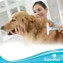 Sweefur Pet Hair Rake Brush for Deshedding and Dematting- Pet Brush Comb for Small, Medium and Large Dogs & Cats with Stainless Steel Pins- Undercoat Rake for Pets- Removes Lints and Tangles