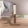 PETMAKER Cat Scratching Post - Tall Scratcher for Cats and Kittens with Sisal Rope and Carpet, Hanging Mouse Toy for Interactive Play (24.5 Inch) PETMAKER Cat Scratching Post - Tall Scratcher for Cats and Kittens with Sisal Rope and Carpet, Hanging Mouse Toy for Interactive Play (24.5 Inch)