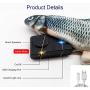 Weidasi Electric Moving Fish Toys with Flashing Lights and Music, Realistic Simulation Fish Toy for Cats, Fun Toy for Cat Exercise, Beating Fish Toys, Swing Fish Interactive Cat Toys