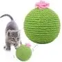 Cat Toy Sisal Cactus Ball Scratching Bell Ball Eco-Friendly Natural Pets Toy Interactive Toy Bite and Wear Durable Resistant Cat Toy Sisal Cactus Ball Scratching Bell Ball Eco-Friendly Natural Pets Toy Interactive Toy Bite and Wear Durable Resistant