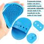 2 Pieces Dog Bath Brush Dog Shampoo Brush and 2 Pieces Pet Grooming Brush Set for Shampooing and Massaging Dogs, Cats, Small Animals with Short or Long Hair (4 Pieces in Total)