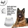 Dogit Elevated Dog Bowl, Stainless Steel Dog Food and Water Bowl for Dogs