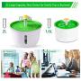 THMY Cat Water Fountain,Cat Fountain with Water Level Window,Cat Water Dispenser,Pet Water Fountain,3 Modes Pet Drinking Fountain for Dog and Cat with 2 Filters,Green