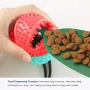 CHZHENG Dog Chew Toys, Non-Toxic Dog Treat Ball Teeth Cleaning Chew Toy Bite Resistant with Rope Dog Toothbrush for Small Medium Dog,Blue