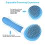 Depets Self Cleaning Slicker Brush, Pet Grooming Shedding Brush for Dogs and Cats - Easy to Remove Loose Undercoat, Pet Massaging Tool Suitable for Pets with Long or Short Hair