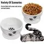 Ceramic Raised Cat Bowls, Elevated Food Bowls or Water Bowls, Cat Food Bowls,Stress Free, Backflow Prevention, Ceramic Cat Water Bowl No-Spill Ceramic Raised Cat Bowls, Elevated Food Bowls or Water Bowls, Cat Food Bowls,Stress Free, Backflow Prevention, Ceramic Cat Water Bowl No-Spill