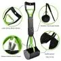 Portable Pet Pooper Scooper for Dogs and Cats, Foldable Poop Scoop Pet Waste Pickup Tool, Suitable for Grass, Gravel, Dirt
