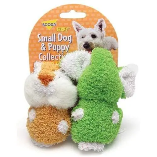 Booda Corporation (Aspen) DAP53485 2-Pack Terry Elephant/Chipmunk Pet Toy Booda Corporation (Aspen) DAP53485 2-Pack Terry Elephant/Chipmunk Pet Toy