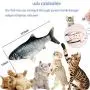 Ddzmz Cat Toys for Indoor Cats Interactive, Cat Kicker Fish Realistic Plush Simulation Electric Wagging Fish Refillable Catnip Cat Toys Interactive Pets Pillow Chew Bite Kick for Cat Kitten Kitty 11'' Ddzmz Cat Toys for Indoor Cats Interactive, Cat Kicker Fish Realistic Plush Simulation Electric Wagging Fish Refillable Catnip Cat Toys Interactive Pets Pillow Chew Bite Kick for Cat Kitten Kitty 11''