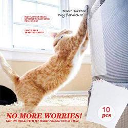OUCHAN Furniture Protectors from Cats,Cat Couch Protector,Scratch Deterrent Tape, Double Sided Clear Anti-Scratch Cat Deterrent Training Tape, Cat Furniture Protector for Home Protection