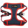 DYAprWu Denim Adjustable Dog Vest Harness & Leash Set Jean Step-in Harness Leash Set for Small Medium Puppies and Cats