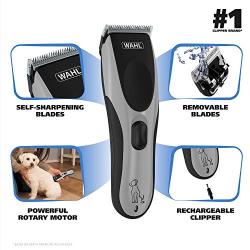 Wahl Easy Pro for Pets, Rechargeable Dog Grooming Kit – Quiet, Low Noise, Heavy-Duty Electric Dog Clippers for Dogs & Cats with Thick to Heavy Coats - Model 9549 (09549)