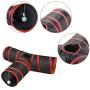 Alicedreamsky Pet Cat Tunnel, Collapsible Tube with Ball Kitty Toys Three Ways Cat Tunnels for Indoor Cats, Puppy, Kitten, Rabbit