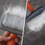 GoPets Pet Grooming Kit Bundle with 2 Sided Dematting Comb and Deshedding Rake + Professional Self-Cleaning Slicker Brush for Dogs and Cats