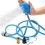 ISENVO Dog Shower Tool Pet Massager Shower Sprayer Bathtub Faucet Dog Shower Hose Dog Cat Horse Hair Grooming and Dog Washing Shower Attachment