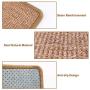 Semlos Cat Carpet Scratching Pad, 23.6 X 15.7 Inch Natural Cat Scratching Sisal Fabric, Scratch Pad for Cat Grinding Claws & Protecting Furniture