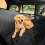 Plush Paws Products Hammock Waterproof Luxury Car Seat Cover with Pet Harnesses, Extra Large (Black) -USA Based