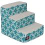 Majestic Pet Portable Pet Stairs | Soft Sherpa Foam Feeling Step | Steps for Dogs & Cats | Puppy & Kitty Ramp | Perfect for Bed & Sofa