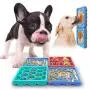Chekue Dog Lick Pad and Slow Feeder Mat - Lick Mat for Pet Bathing, Dog Grooming Distraction and Dog Training (Square 4 Pcs) Chekue Dog Lick Pad and Slow Feeder Mat - Lick Mat for Pet Bathing, Dog Grooming Distraction and Dog Training (Square 4 Pcs)
