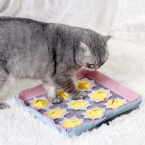 YIMUMU Snuffle Mat for Dog Feeding Pad Foraging Sniffing Training Mat for Dogs Cats, Puzzle Toys for Pets Stress Release Washable Pet Slow Feeders Nosework Activity Blankets