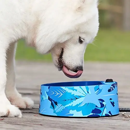 Petfactors Heated Pet Bowl, Outdoor Pet Thermal Water Bowl, Dog Cat Heated Water Bowl with 69 Inch Chew Resistant Cord and Waterproof ON/Off Switch Petfactors Heated Pet Bowl, Outdoor Pet Thermal Water Bowl, Dog Cat Heated Water Bowl with 69 Inch Chew Resistant Cord and Waterproof ON/Off Switch