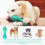 Dog Tooth Cleaning Toothbrush, Suitable for Medium-Sized Dogs, Durable Dog Teeth Molar Toy Oral Care Brush Stick | Dog chew Toy (Blue, Bone)