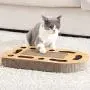 MIAOXSEN Cat Toy with Sturdy Scratching Pads Lounge and Jingly Balls for All Ages of Indoor Cats