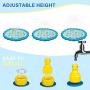 Pet Soft Splash Sprinkler Pad - Thicken Dog Sprinkler 59'' for Puppies and Large Dogs, Durable Pet Kids Dogs Swimming Bathtub Pool, Summer Fun Water Toys Large