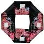 Buckle-Down Dog Toy Octagon Flyer Oregon Silhouette Portland Oregon City of Roses Roses White Buckle-Down Dog Toy Octagon Flyer Oregon Silhouette Portland Oregon City of Roses Roses White