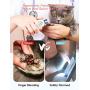 MILDPETS Led Cat Nail Clipper Claw Trimmer with Ultra-Sharp Blade & Safety Guard & Nail File to Avoid Over-Cutting for Puppy and Small Dog Animal