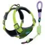 ThinkPet Upgraded Comfortable Dog Harness - Full Adjustable Reflective Vest Harness with Control Handle, Neoprene Padded Dog Vest, Unique Design Outdoor Nylon Harness ThinkPet Upgraded Comfortable Dog Harness - Full Adjustable Reflective Vest Harness with Control Handle, Neoprene Padded Dog Vest, Unique Design Outdoor Nylon Harness
