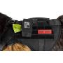 OneTigris Waste Bag Dispenser Mini Pouch Holder for Dog Cat Poop Bag & Baby Diaper Bag (Black)