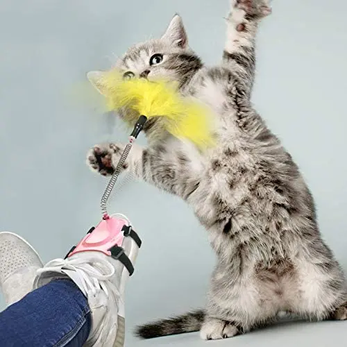USWT Cat Toys Kitten Toy Funny Cats Supplies Little Feet Interactive Cat Wand for Boredom Puzzle Pet Supply USWT Cat Toys Kitten Toy Funny Cats Supplies Little Feet Interactive Cat Wand for Boredom Puzzle Pet Supply