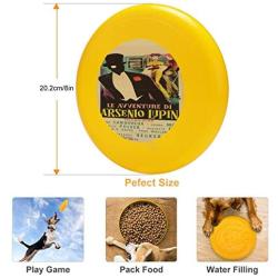 Pet Frisbee Flying Disc Dog Toy - Multifunction Les Aventures D’ArsèNe Lupin001