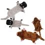 Zanies Barnyard Unstuffies Mouse Pet Toy