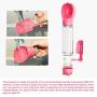 Portable Pet Dog Go Out Multi-Purpose Water Bottle, with Garbage Storage Bag and Dog Food Container, Used for Puppies, Cats and Other Animals Walking in The Park