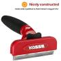 Kosse Professional Pet Deshedding Tool with Fur Ejector, Grooming Brush Effectively Reduces Shedding by up to 90%, Grooming Comb for Cats and Dogs
