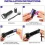 UV Blacklight detector Flashlight Small Household Appliances 51 LED Pet Urine Detector multi-function UV Flashlight KULED UV Blacklight detector Flashlight Small Household Appliances 51 LED Pet Urine Detector multi-function UV Flashlight KULED