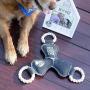 Pavilion Gift Company 67629 Pavilion-Best Ever-14 Inch Large Tug of War Rope Sturdy & Durable Canvas Dog Toy, Grey