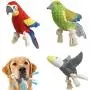 Plush Dog Toys, Interactive Stuffed Dog Toys with Crinkle Paper, Durable Squeaky Chew Toys for Puppy Small Medium Dogs, Cute Dog Toys