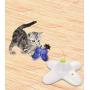 All for Paws Interactive Flutter Bug Cat Butterfly Toy with Two Replacements Flashing Butterflies Toys