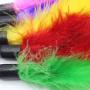 ocijf179 Cat Teaser Pet Cat Kitten Teaser Bell Feather Rod Interactive Stick Game Funny Play Toy - Random Color