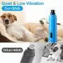 MIROCOO Dog Nail Grinder, Professional Dog Nail Trimmers with Two Speed & Three Ports, Powerful Painless Paws Grooming & Smoothing for Small Medium Large Pets, USB Charging MIROCOO Dog Nail Grinder, Professional Dog Nail Trimmers with Two Speed & Three Ports, Powerful Painless Paws Grooming & Smoothing for Small Medium Large Pets, USB Charging